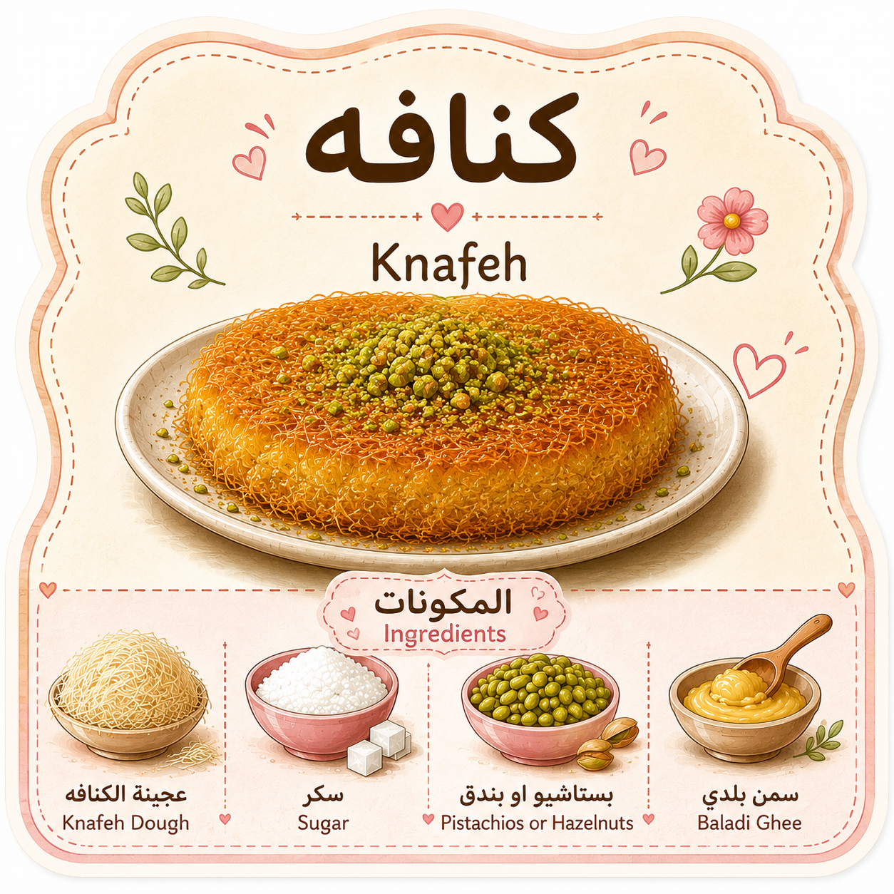Knafeh — كنافة